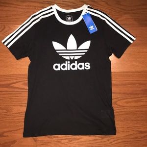 Youth Adidas trefoil logo tee shirt